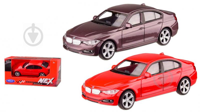 Автомодель Welly 1:43 BMW 335i в ассортименте 44041CW - фото 1