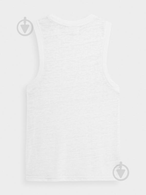 Майка Outhorn SLEEVELESS F015 OTHSS23TSLEF015-10S р.XS білий - фото 4