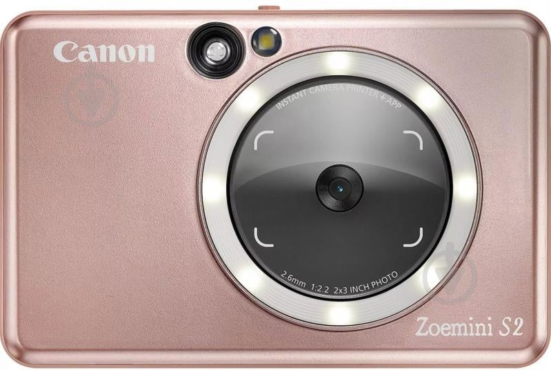 Портативний принтер Canon ZOEMINI S2 ZV223 Rose Gold (4519C006) - фото 1