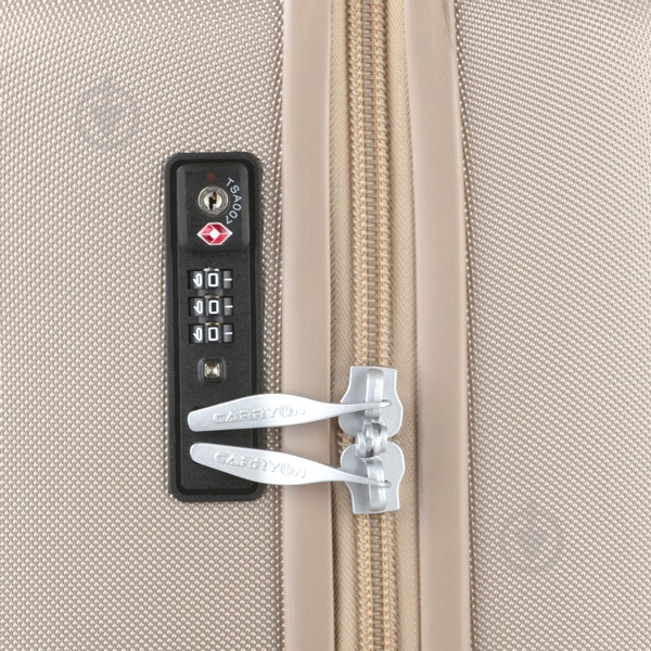 Чемодан CarryOn Skyhopper (M) 57 л бежевый 502143-M - фото 4