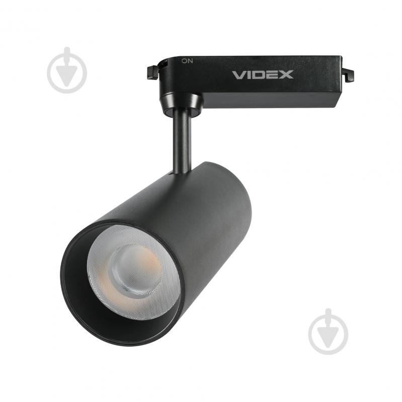 Трековый светильник Videx 30 Вт 4100 К черный 27805 - фото 2 Трековый светильник Videx 30 Вт 4100 К черный 27805 - фото 2