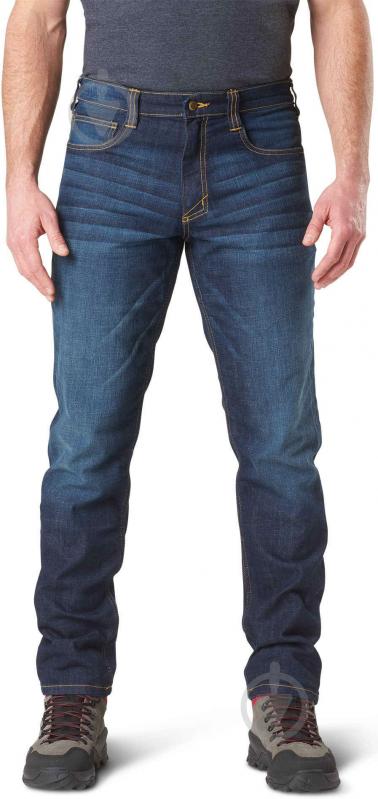 Джинси 5.11 Tactical тактические Defender-Flex Slim Jean 74465 р. W32/L34 Dark Wash Indigo - фото 1