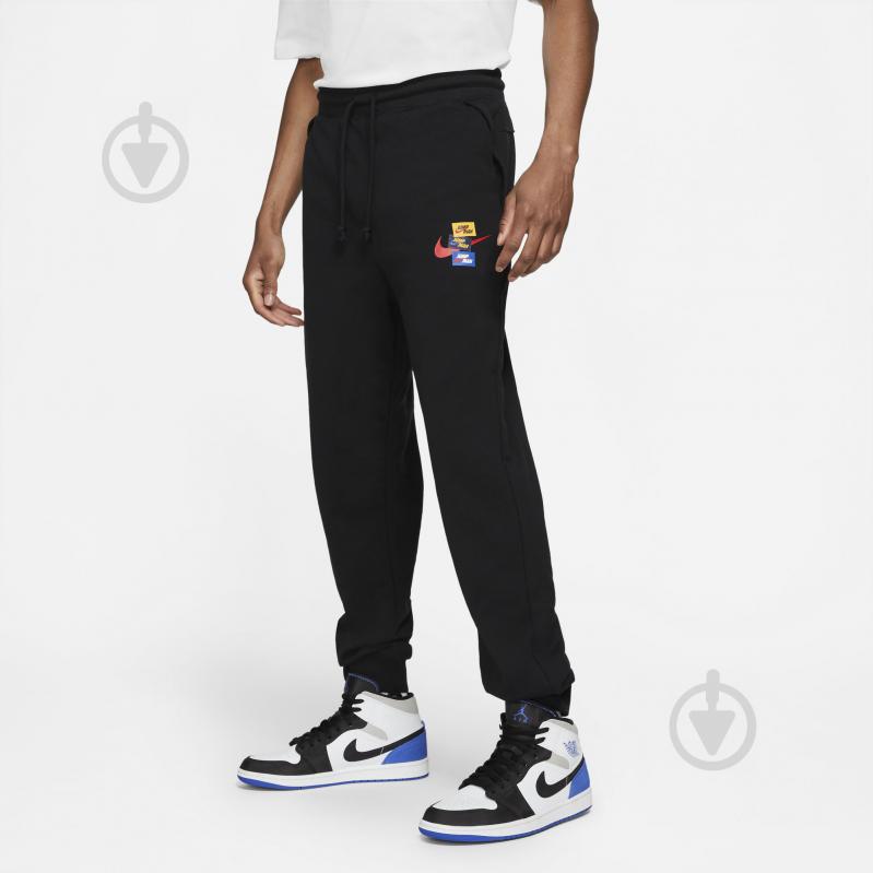 Штани Jordan M J JMPMN FLC PANT DH7724-010 р. 2XL чорний - фото 1