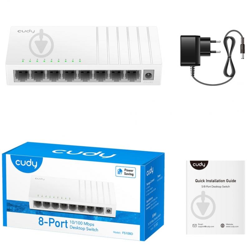 Комутатор Cudy FS108D - фото 3
