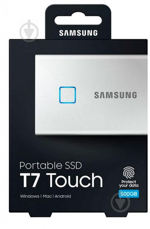 SSD-накопитель Samsung T7 TOUCH 500GB Portable USB 3.2 3D TLC (MU-PC500S/WW) - фото 11