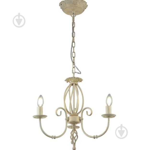Люстра подвесная Altalusse 3x40 Вт E14 слоновая кость INL-6142P-03 Ivory white - фото 1