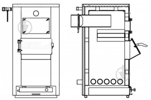 Котел твердотопливный Amica Solid 30 - фото 4