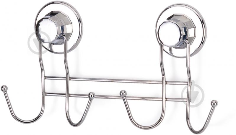 Гачок на присоску Tekno-Tel DM.252 Suktion Bathrobe Hanger великий 16x5,5x29 см хром - фото 1