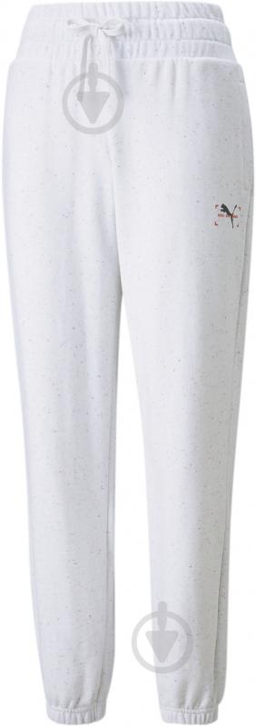 Брюки Puma RE:Collection Relaxed Pants 53396565 р. L белый - фото 4