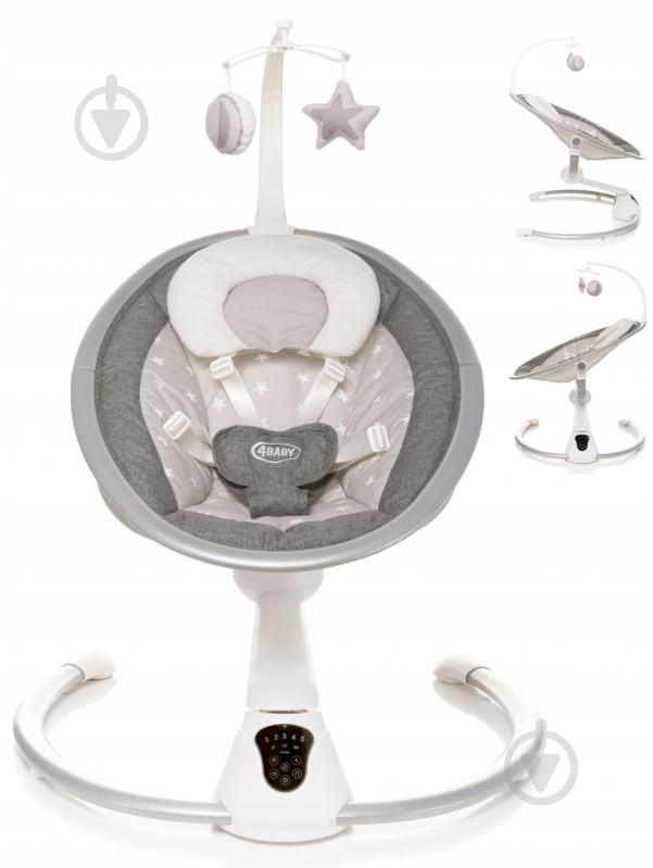 Шезлонг 4Baby Grace grey 4GR01 - фото 2