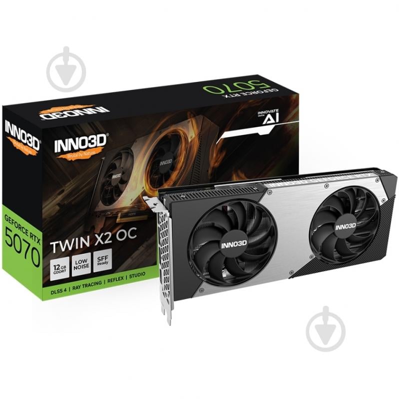 Відеокарта Inno3D GeForce RTX 5070 12GB GDDR7 192bit (N50702-12D7X-195064N) - фото 4 Відеокарта Inno3D GeForce RTX 5070 12GB GDDR7 192bit (N50702-12D7X-195064N) - фото 4