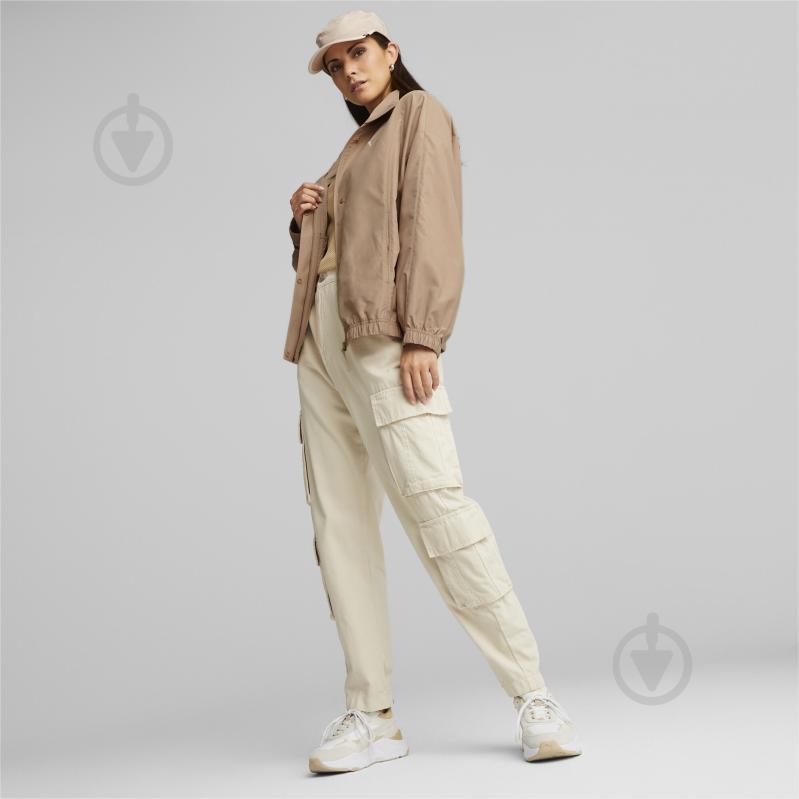 Куртка жіноча демісезонна Puma STYLE JACKET 67326089 р.M бежева - фото 3