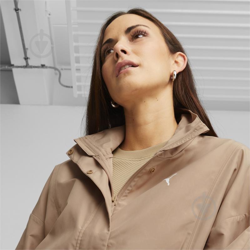 Куртка жіноча демісезонна Puma STYLE JACKET 67326089 р.M бежева - фото 5