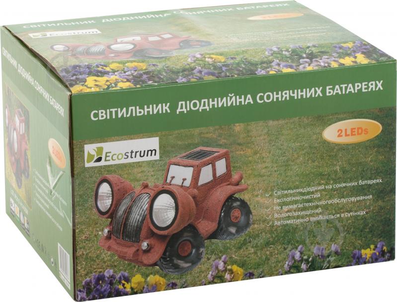 Светильник на солнечной батарее Ecostrum Машинка 1 1,2 Вт IP44 коричневый PR10 - фото 4