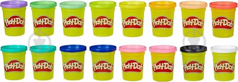 Набор для лепки Play-Doh Mega Meter 16 баночек E6015 - фото 1