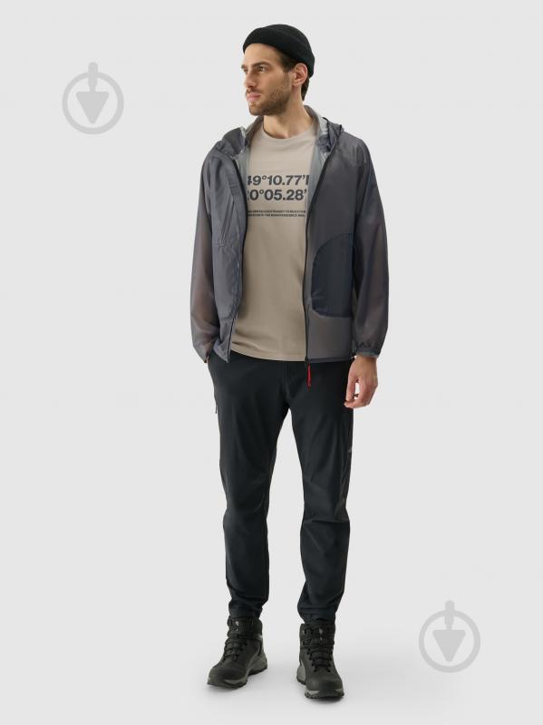 Футболка 4F TSHIRT M2209 4FWSS25TTSHM2209-26S р.S бежевый - фото 3 Футболка 4F TSHIRT M2209 4FWSS25TTSHM2209-26S р.S бежевый - фото 3