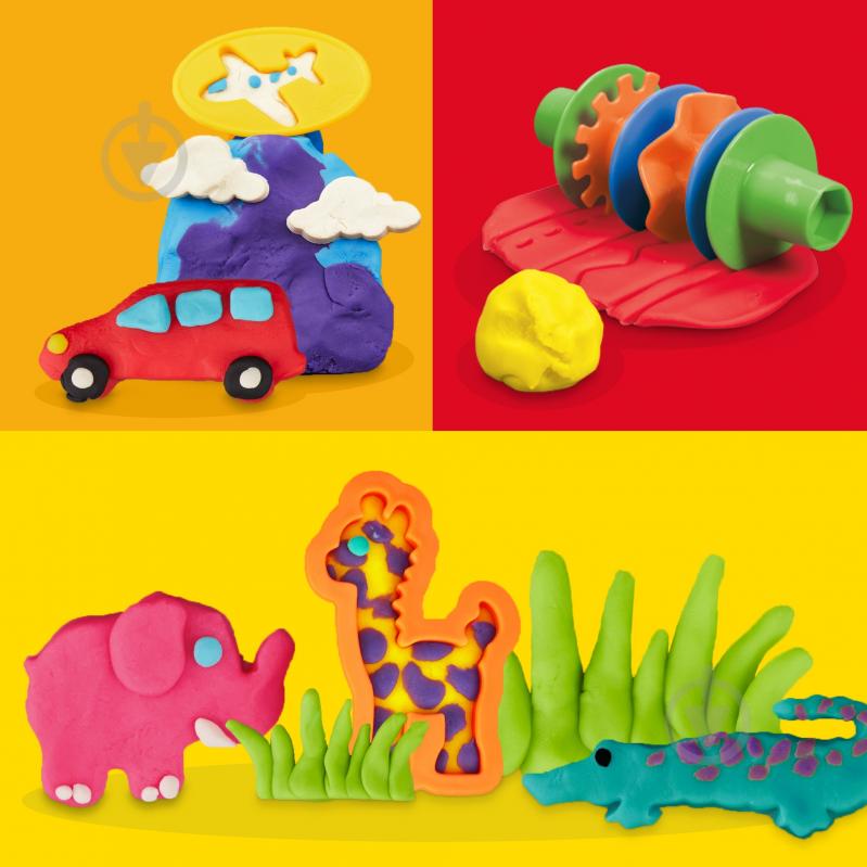 Набір пластиліну Play-Doh Світ суші, повітря та моря F8788 - фото 10 Набір пластиліну Play-Doh Світ суші, повітря та моря F8788 - фото 10