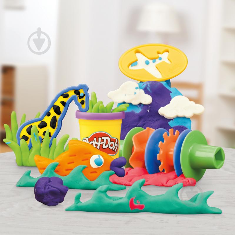 Набір пластиліну Play-Doh Світ суші, повітря та моря F8788 - фото 9 Набір пластиліну Play-Doh Світ суші, повітря та моря F8788 - фото 9