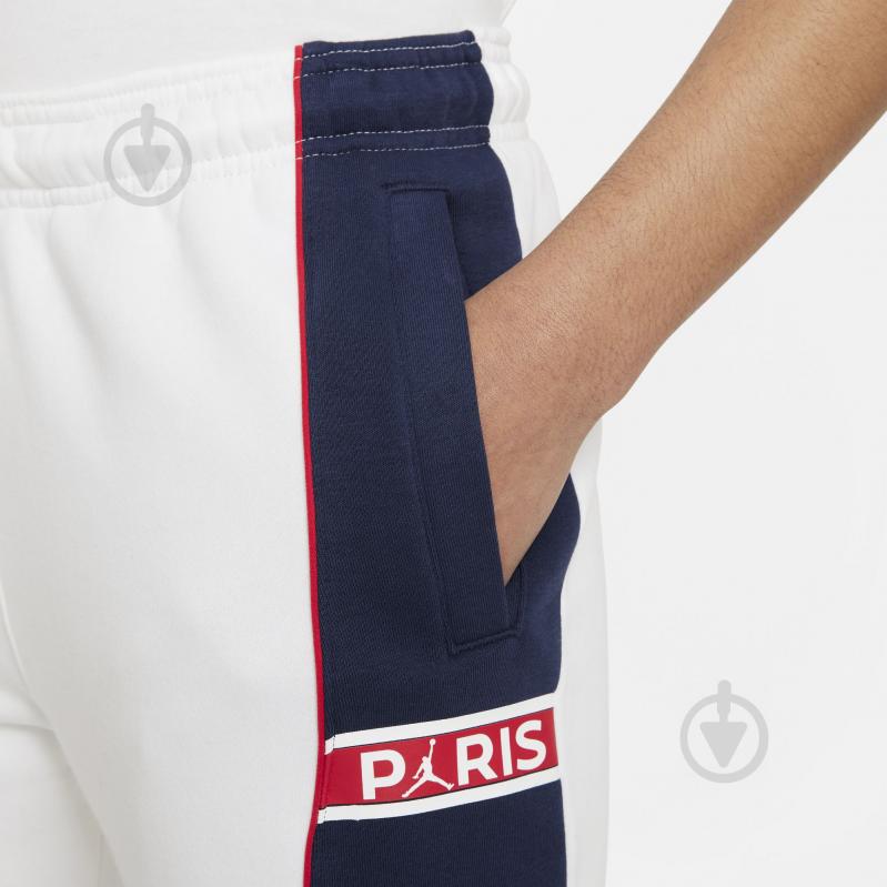 Брюки Jordan W J PSG FLEECE PANT DC0455-100 р. M бело-синий - фото 4