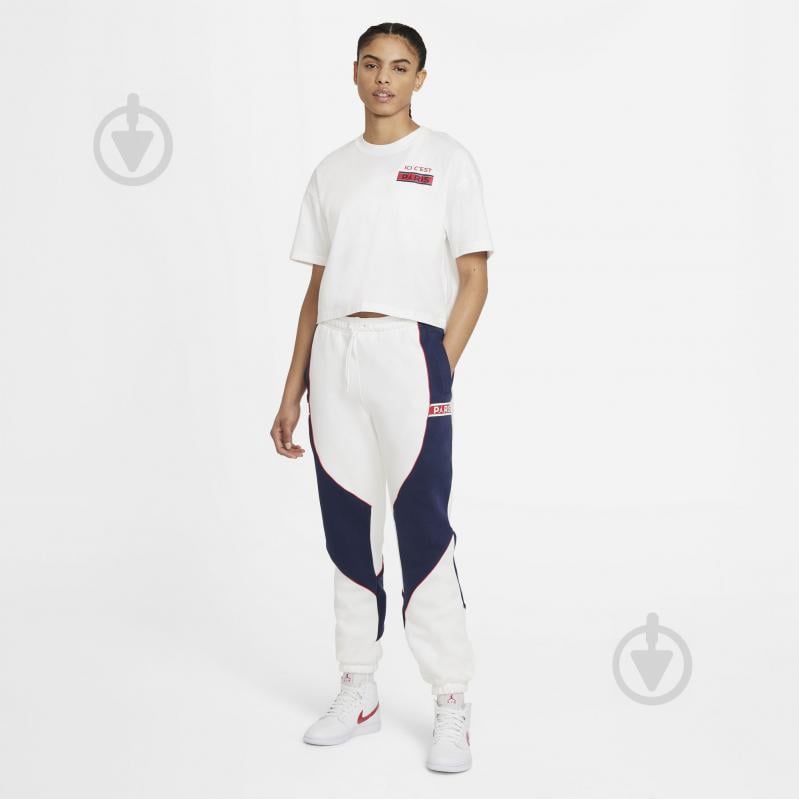 Брюки Jordan W J PSG FLEECE PANT DC0455-100 р. M бело-синий - фото 6