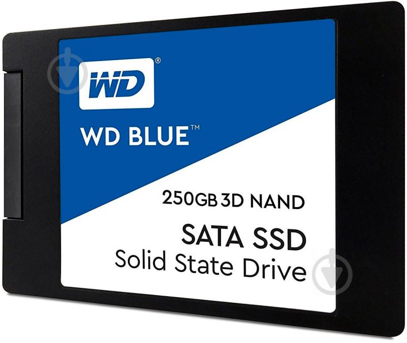 SSD-накопитель Western Digital Blue 250GB 2,5" SATA III 3D NAND (WDS250G2B0A) - фото 3