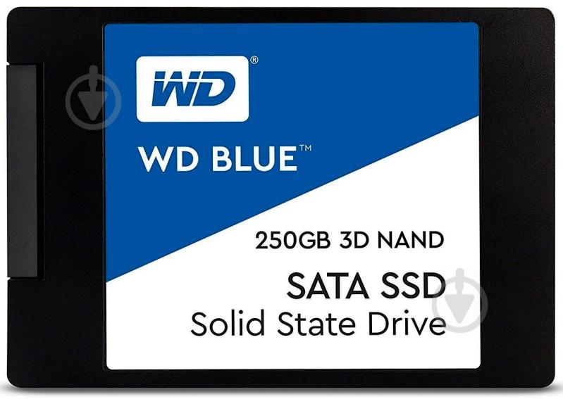 SSD-накопитель Western Digital Blue 250GB 2,5" SATA III 3D NAND (WDS250G2B0A) - фото 2