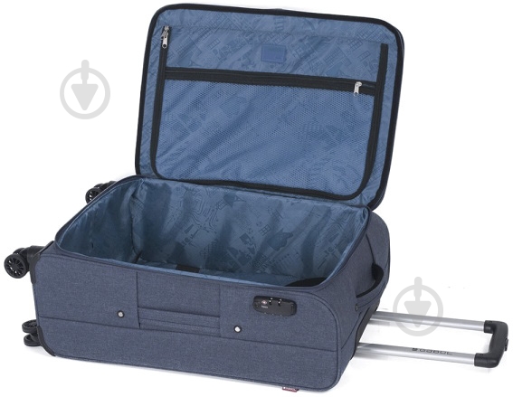 Чемодан Gabol Board (L) 32 л синий 116347003 - фото 3