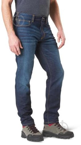 Джинсы 5.11 Tactical тактические Defender-Flex Slim Jean 74465 р. W33/L34 Dark Wash Indigo - фото 21