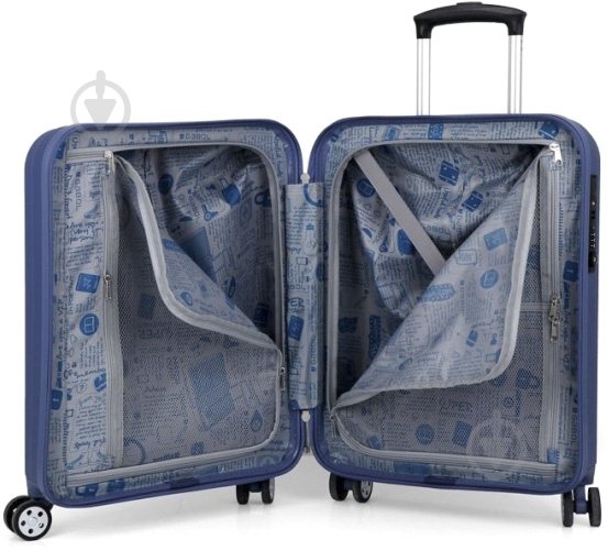 Чемодан Gabol Clever (S) 37 л синий 118922003 - фото 4 Чемодан Gabol Clever (S) 37 л синий 118922003 - фото 4
