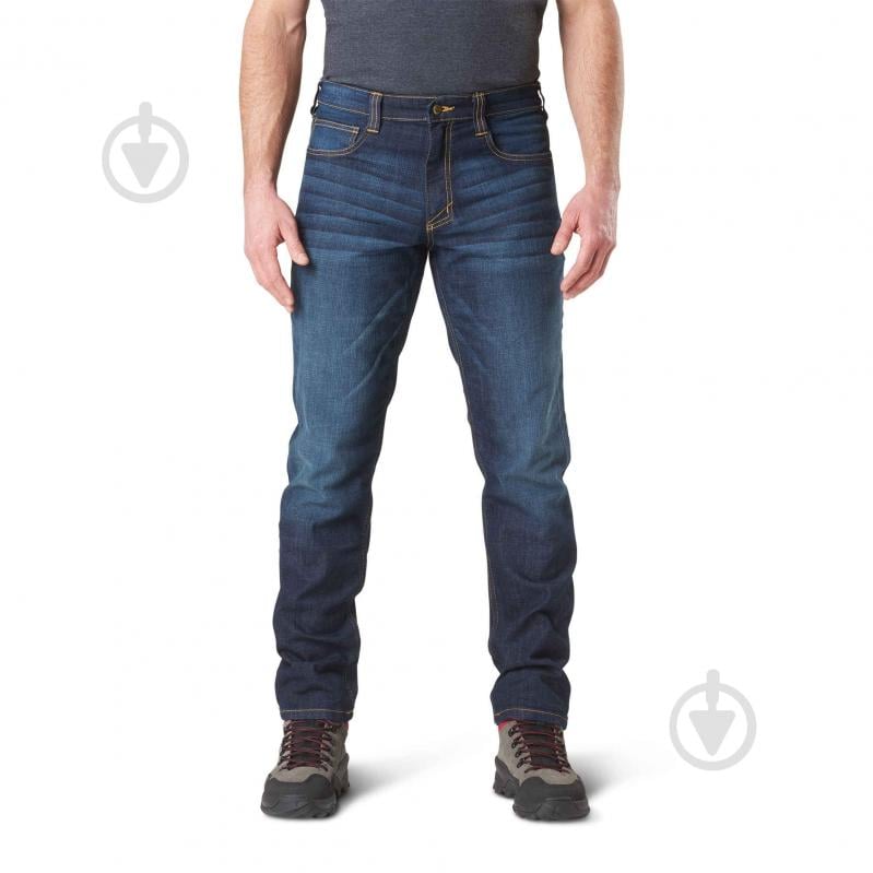 Джинси 5.11 Tactical Тактичні Defender-Flex Slim Jean р. W35/L34 Dark Wash Indigo 74465 - фото 1