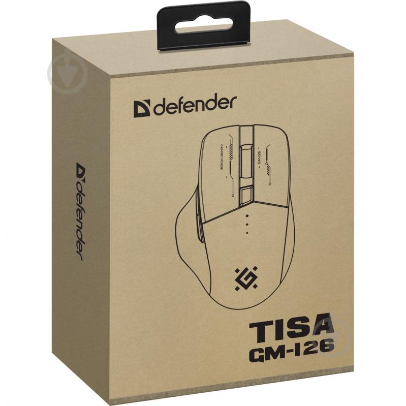 Мышь Defender Tisa GM-126 white/blue (52126) - фото 7