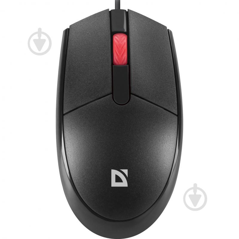 Миша Defender Delta MM-523 black (52523) - фото 1