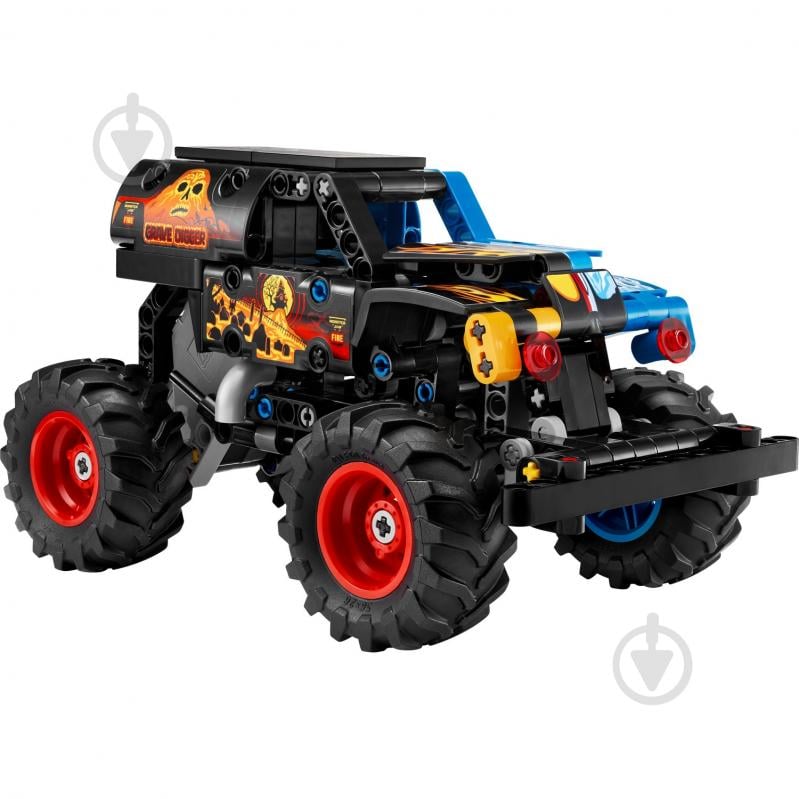 Конструктор LEGO Technic Monster Jam™ Grave Digger™ Вогонь і лід 42219 - фото 3