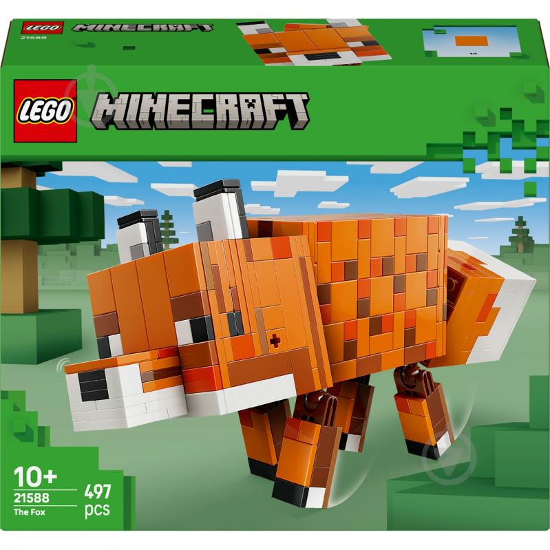 Конструктор LEGO Minecraft Лисиця 21588 - фото 1 Конструктор LEGO Minecraft Лисиця 21588 - фото 1