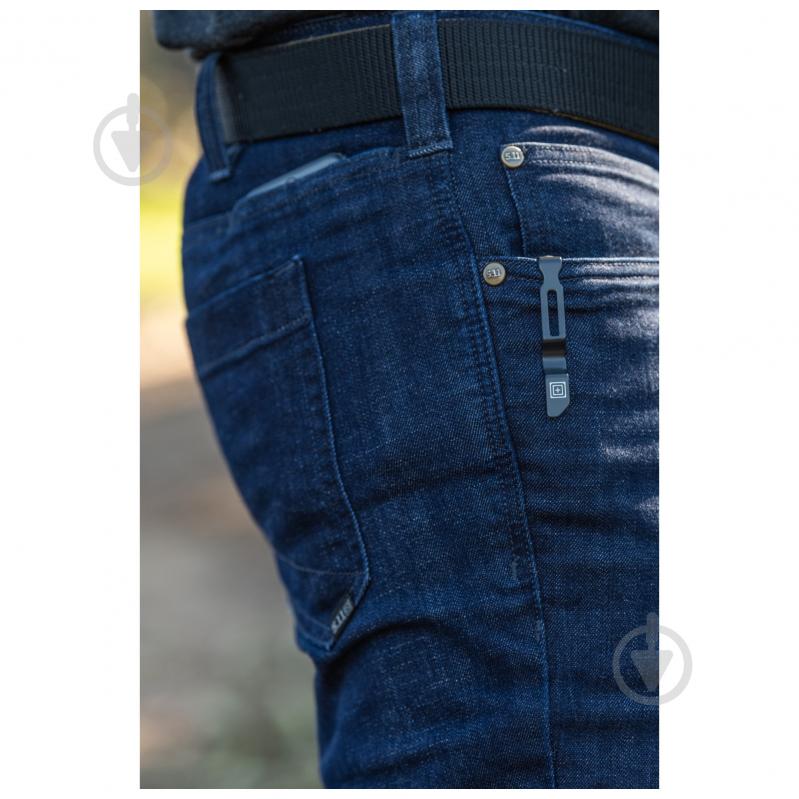 Джинси 5.11 Tactical Тактичні Defender-Flex Slim Jean р. W38/L34 Indigo 74465 - фото 13