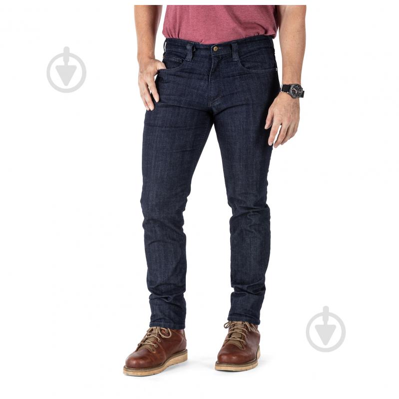 Джинсы 5.11 Tactical Тактические Defender-Flex Slim Jean р. W38/L36 Indigo 74465 - фото 1