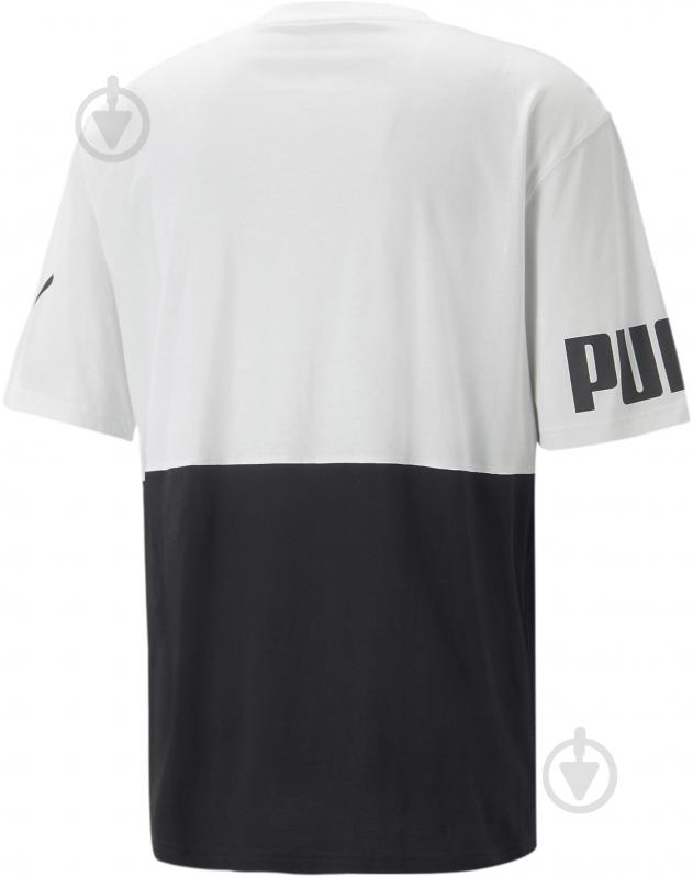 Футболка Puma POWER COLORBLOCK TEE 67332102 р.M білий - фото 2