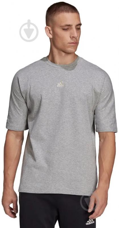 Футболка Adidas HB6597 р.XL серый - фото 1