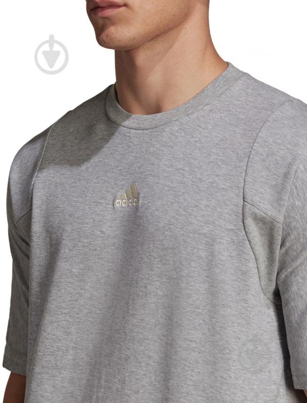 Футболка Adidas HB6597 р.XL серый - фото 3