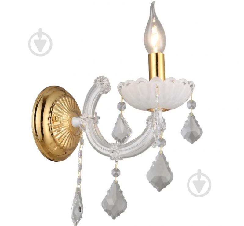 Бра Altalusse 1x40 Вт E14 INL-1147W-01 White & Gold - фото 1
