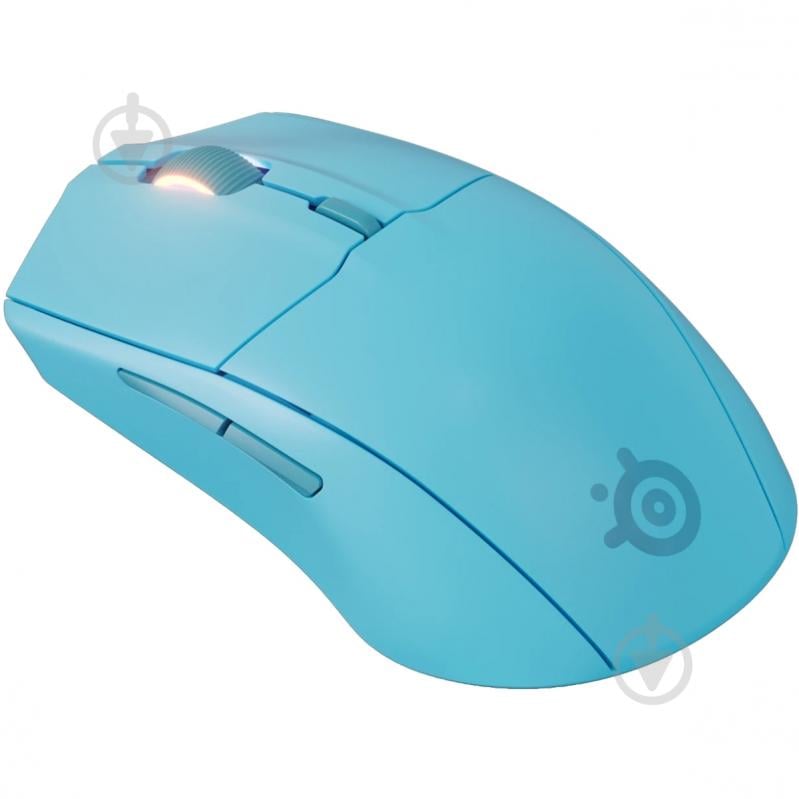 Мышь SteelSeries Rival 3 Gen 2 Wireless aqua blue (62526) - фото 2