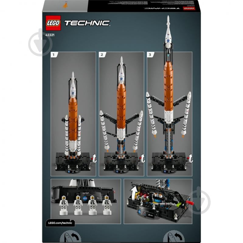 Конструктор LEGO Technic Ракета із системою космічного запуску NASA Artemis 42221 - фото 2