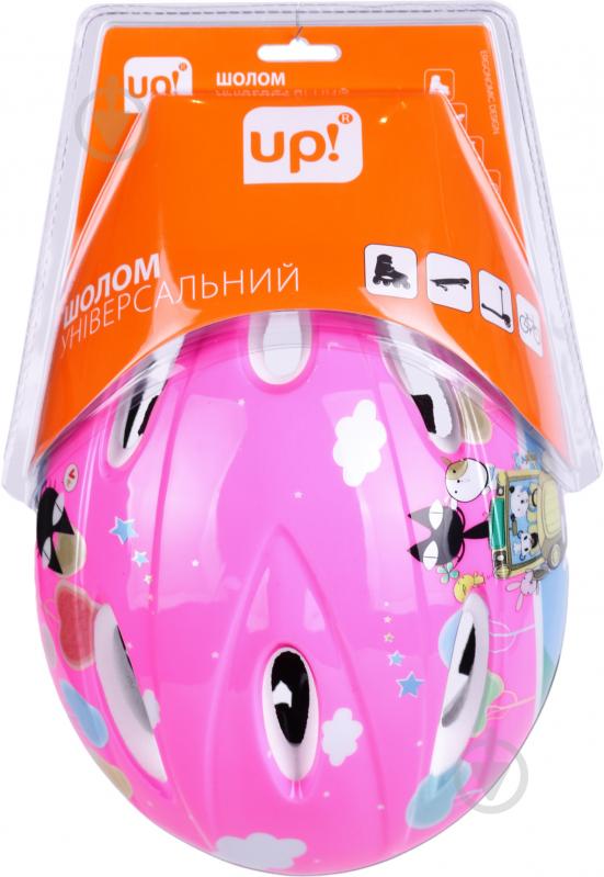 Шлем защитный UP! (Underprice) MAR-BH20 г. S розовый - фото 7