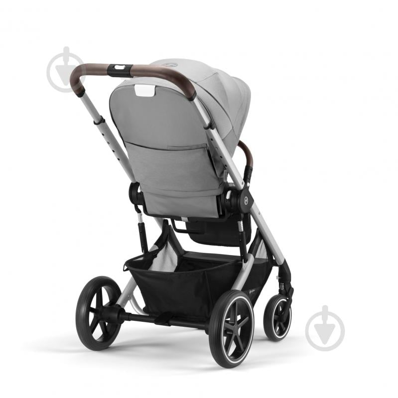 Коляска прогулочная Cybex Balios S Lux SLV Lava Grey (з бампером) - фото 4