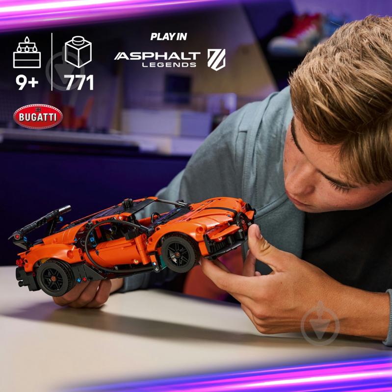 Конструктор LEGO Technic Гиперкар Bugatti Chiron Pur Sport 42222 - фото 5