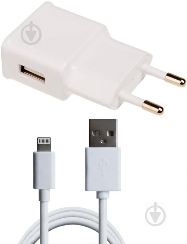 Зарядний пристрій Grand-X CH765LTW + cable USB - фото 2