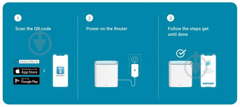 Wi-Fi-система D-Link M32-3 EAGLE PRO AI AX3200 Mesh WiFi (3шт) - фото 16