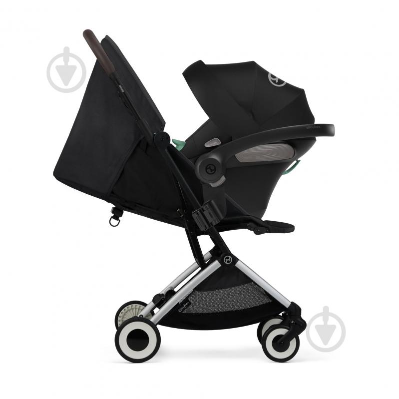 Коляска прогулочная Cybex Orfeo SLV Moon Black - фото 5