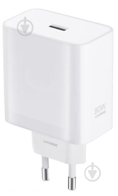 Сетевой адаптер OPPO SuperVOOC 80W White (VCB8OAEH) - фото 1