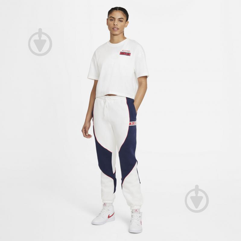 Штани Jordan W J PSG FLEECE PANT DC0455-100 р. XL біло-синій - фото 6